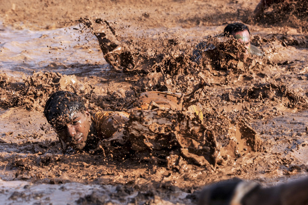 Commandos in the mud